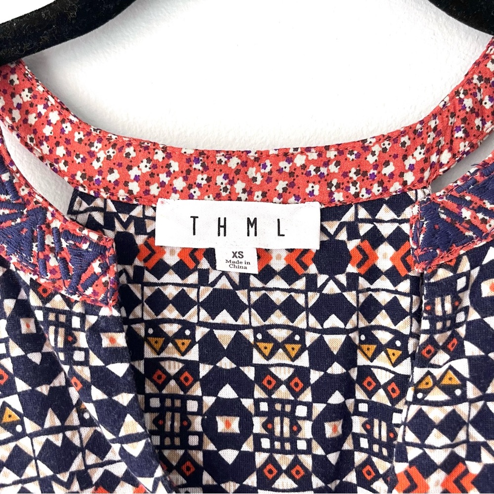 Thml Halter Top Pattern Blouse - image 4